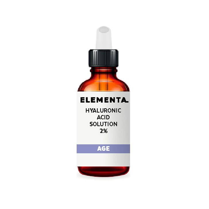 Elementa Hyaluronic Acid 2% Serum for Face - Hydrating & Plumping Skin Care Treatment for Dry Skin, Fine Lines & Wrinkles | Day & Night Moisturizer for Women & Men