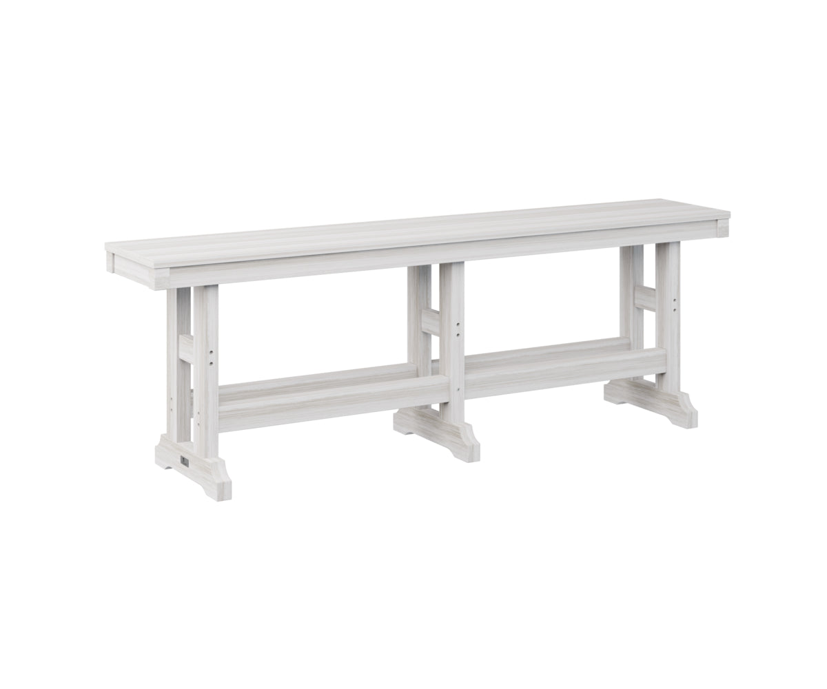 Berlin Gardens Garden Classic 66 Dining Bench - Outdoor Patio Furniture for Backyard, Deck, and Garden - Weather-Resistant Dining Set with Comfortable Seating