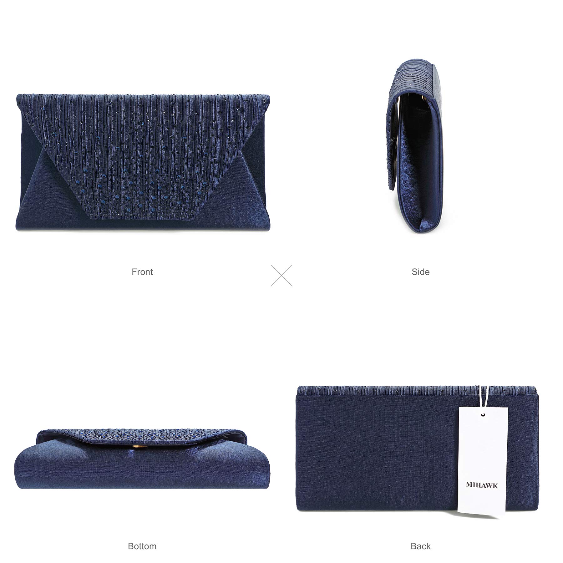 Mihawk Women's Clutch Purses & Handbags - Elegant Evening Bags for Parties, Weddings & Special Occasions | Fashionable Wristlet & Small Purses for Women