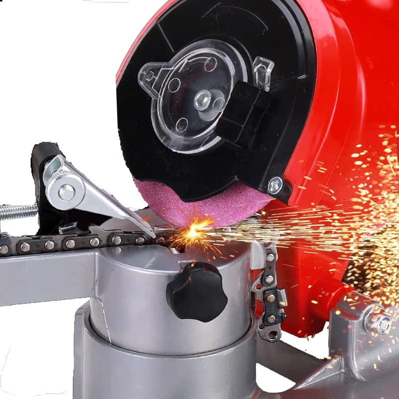 250W Electric Chainsaw Sharpener - Professional Portable Bench Grinder 8400RPM, 110V Chainsaw Chain Sharpener for 11.5-22 Inch Chains (Fits Electric & Gas Chainsaws) - Perfect for DIY Woodworking, Tree Cutting & Firewood Preparation