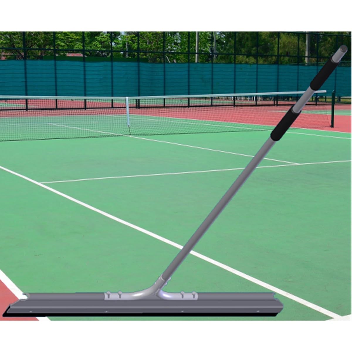 Har-Tru Super Squeegee Tennis Court Tool - Premium Court Maintenance Equipment with Backplate Options | Perfect for Clay Court Water Removal & Surface Leveling