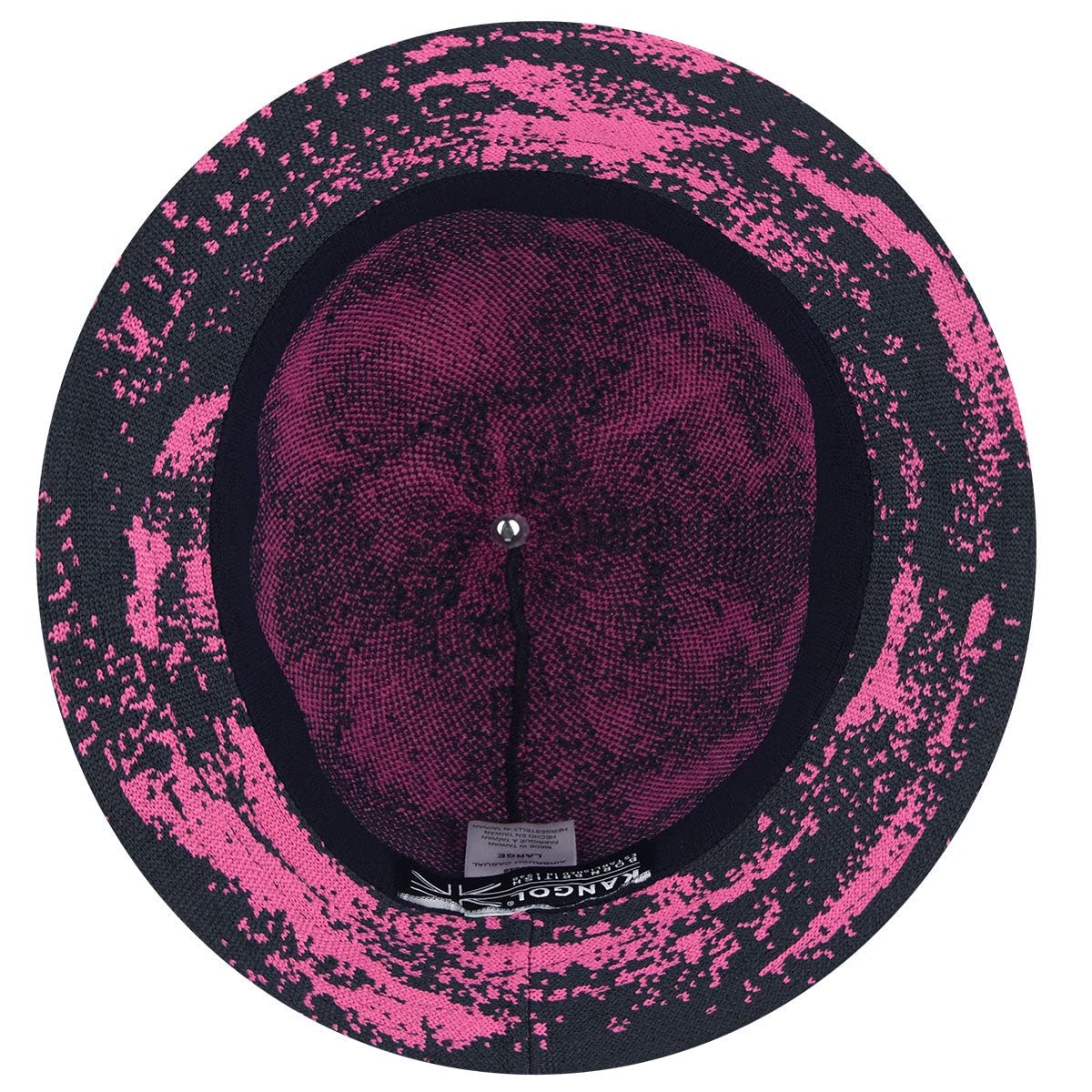 Kangol Airbrush Casual Bucket Hat - Deep Springs/Electric Pink, Large Size | Stylish Unisex Sun Hat for Outdoor Activities, Beach, and Summer Fashion