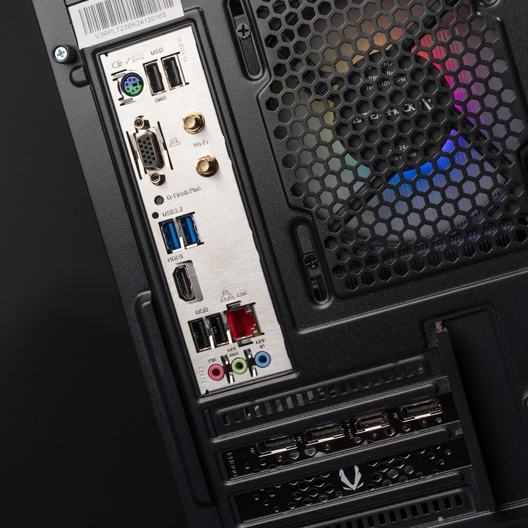 Aftershock RAPID Gaming PC - AMD Ryzen 5 7400F Processor, NVIDIA RTX 4060 Graphics - High Performance Desktop Computer for Gaming, Streaming & Content Creation
