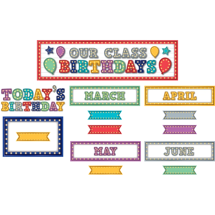 Birthday Marquee Mini BB - LED Light Up Party Sign for Birthday Decorations & Celebrations