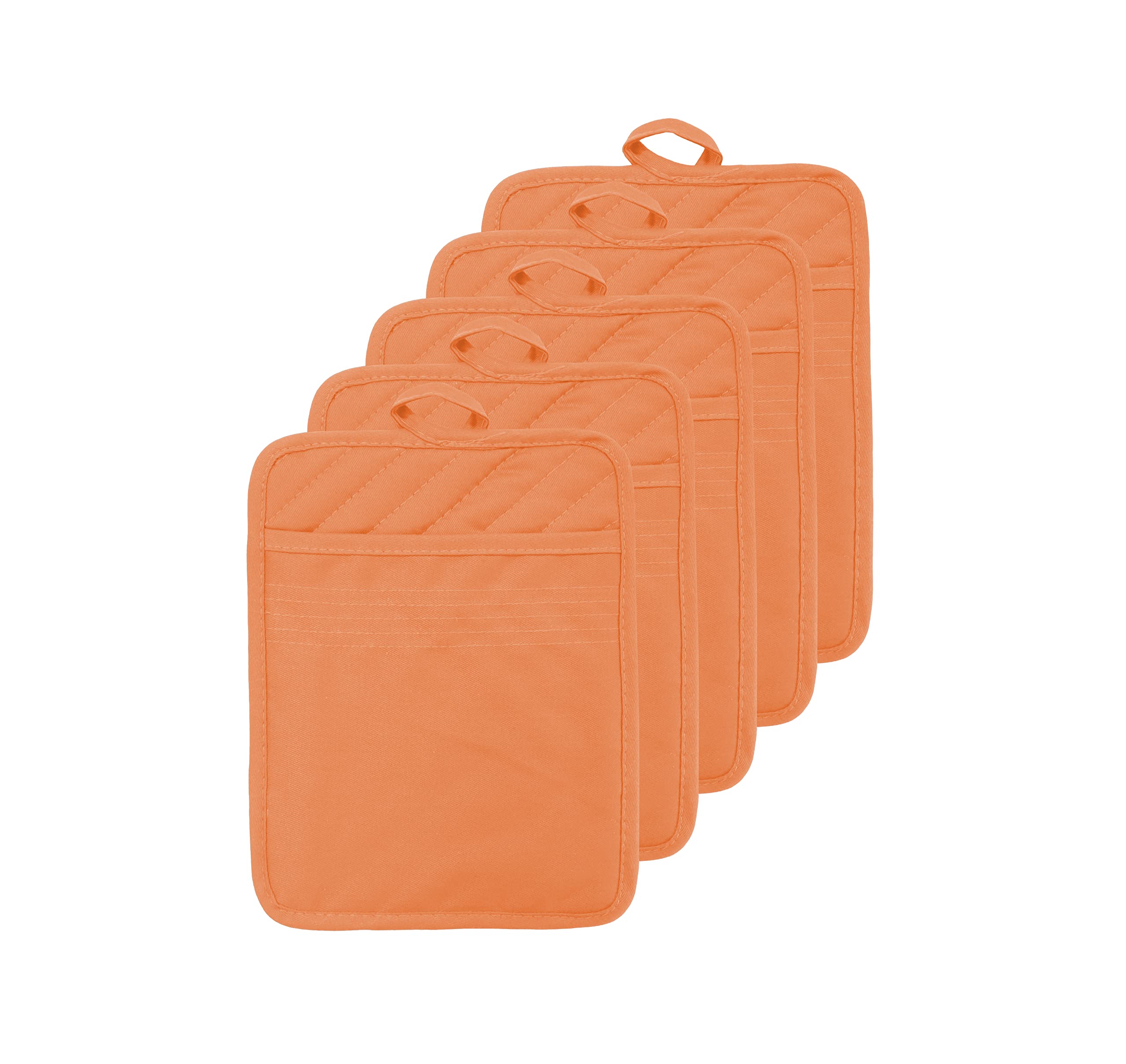 Heat Resistant Oven Pot Holder Set of 5 - 7