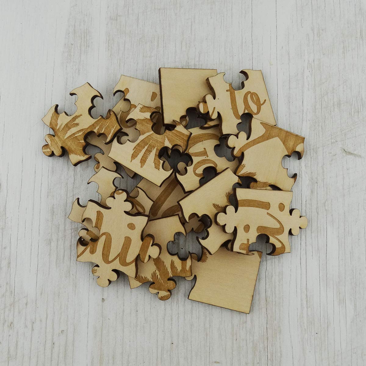 15-Piece Engraved Wooden Jigsaw Puzzle - 'We're Going to Tahiti' Vacation Surprise Gift | Perfect for Family Game Night, Travel Reveals & Anniversary Presents