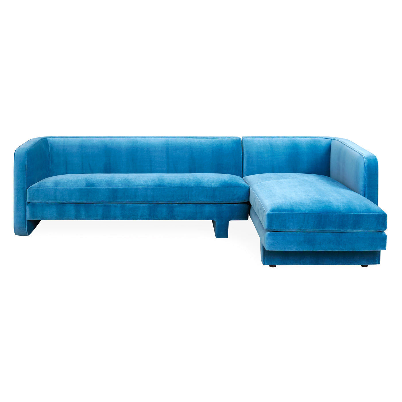 Modern Sunset Sectional Sofa with Right Arm Facing - Comfortable L-Shaped Couch for Living Room, Family Room & Lounge Areas