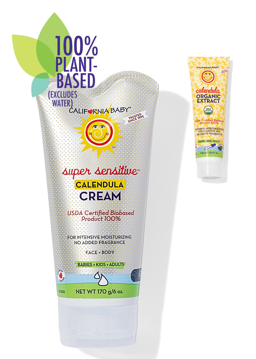 Calendula Bundle™ Unscented Cream + Extract – Soothing Skin Care for Dryness, Irritation & Eczema Relief | Perfect for Sensitive Skin & Daily Moisturizing