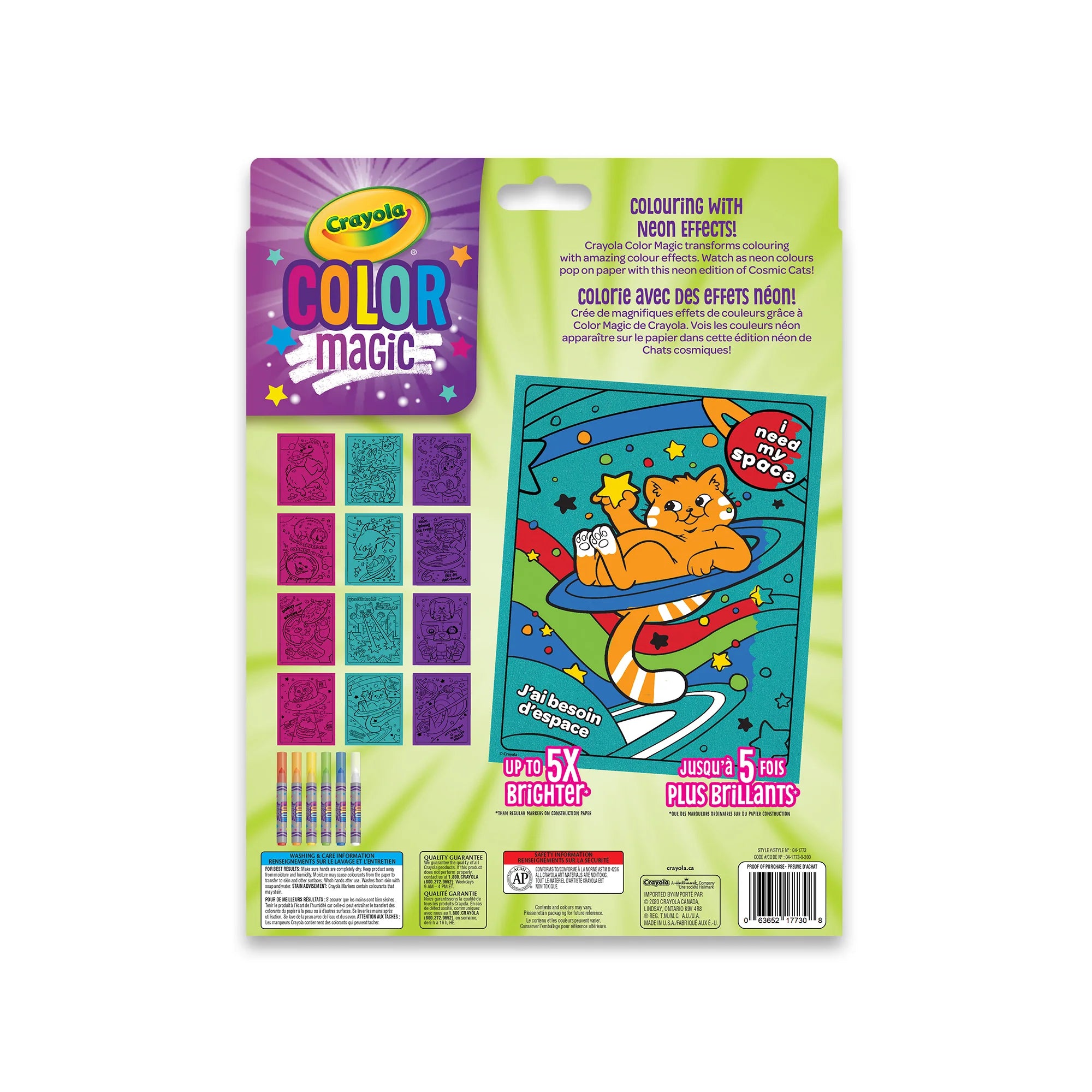 Color Magic: Cosmic Cat Sticker Set - Vibrant Space-Themed Decals for Laptops, Water Bottles & DIY Crafts