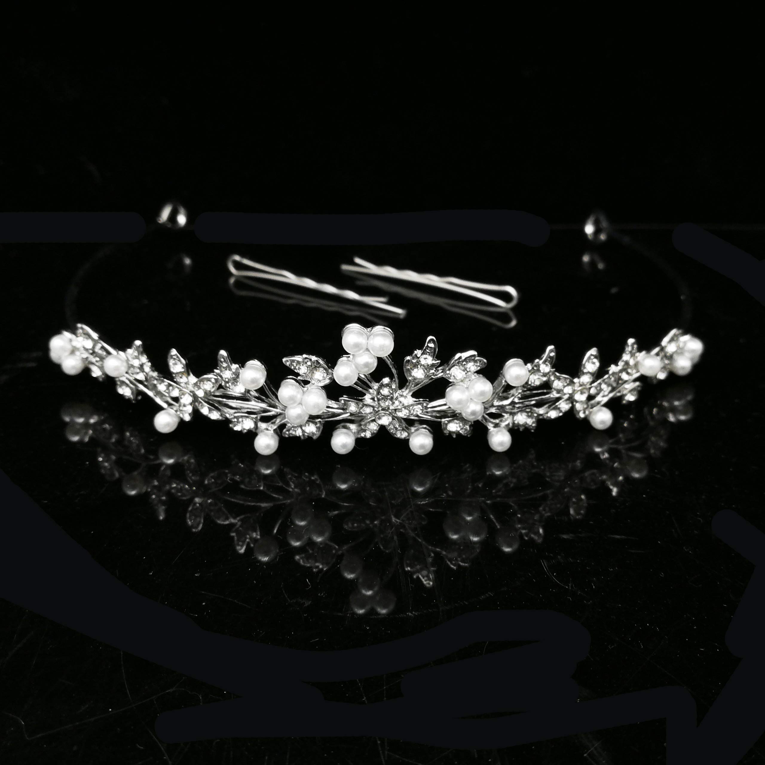 Sparkling Rhinestone Crystal Tiara Headband for Women - Elegant Wedding, Prom, Birthday, Pageant Crown (A-006) | Perfect for Bridal Accessories, Cosplay, Princess Parties & Special Occasions