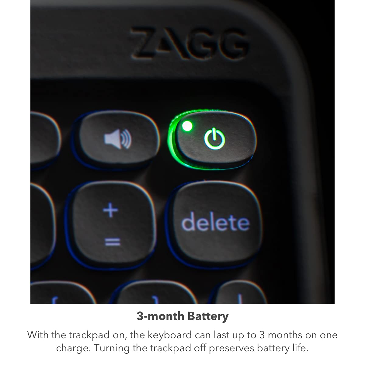 ZAGG Pro Keys Wireless Keyboard with Trackpad | Detachable Case for Apple iPad 10.2