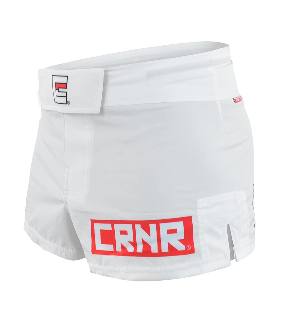 Combat Corner BOSS Fight Shorts - Men's & Women's Quick-Dry BJJ MMA Muay Thai Kickboxing Shorts for Training & Competition | Perfect for MMA Gyms, Grappling & Stand-Up Fighting