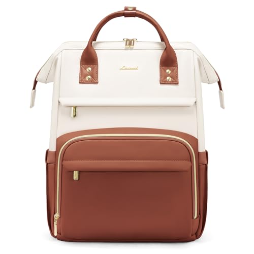 Beige White - Brown