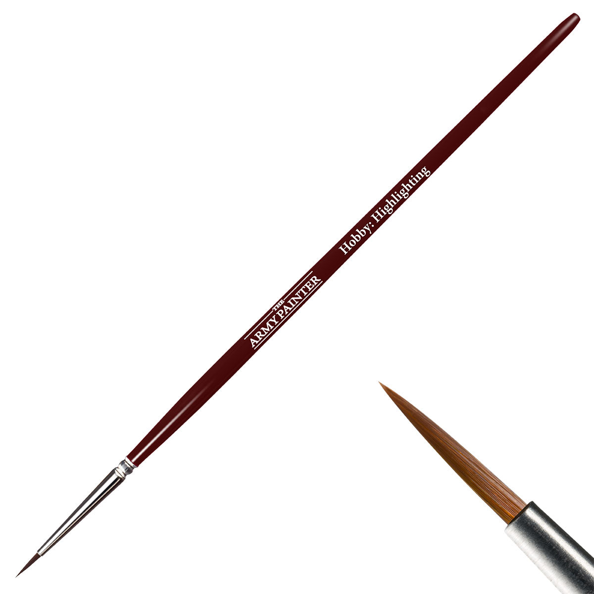 Professional Hobby Brush Set for Highlighting - Perfect for Miniature Painting, Model Building & DIY Crafts - 12-Piece Artist Brushes with Fine Tips for Detailed Work