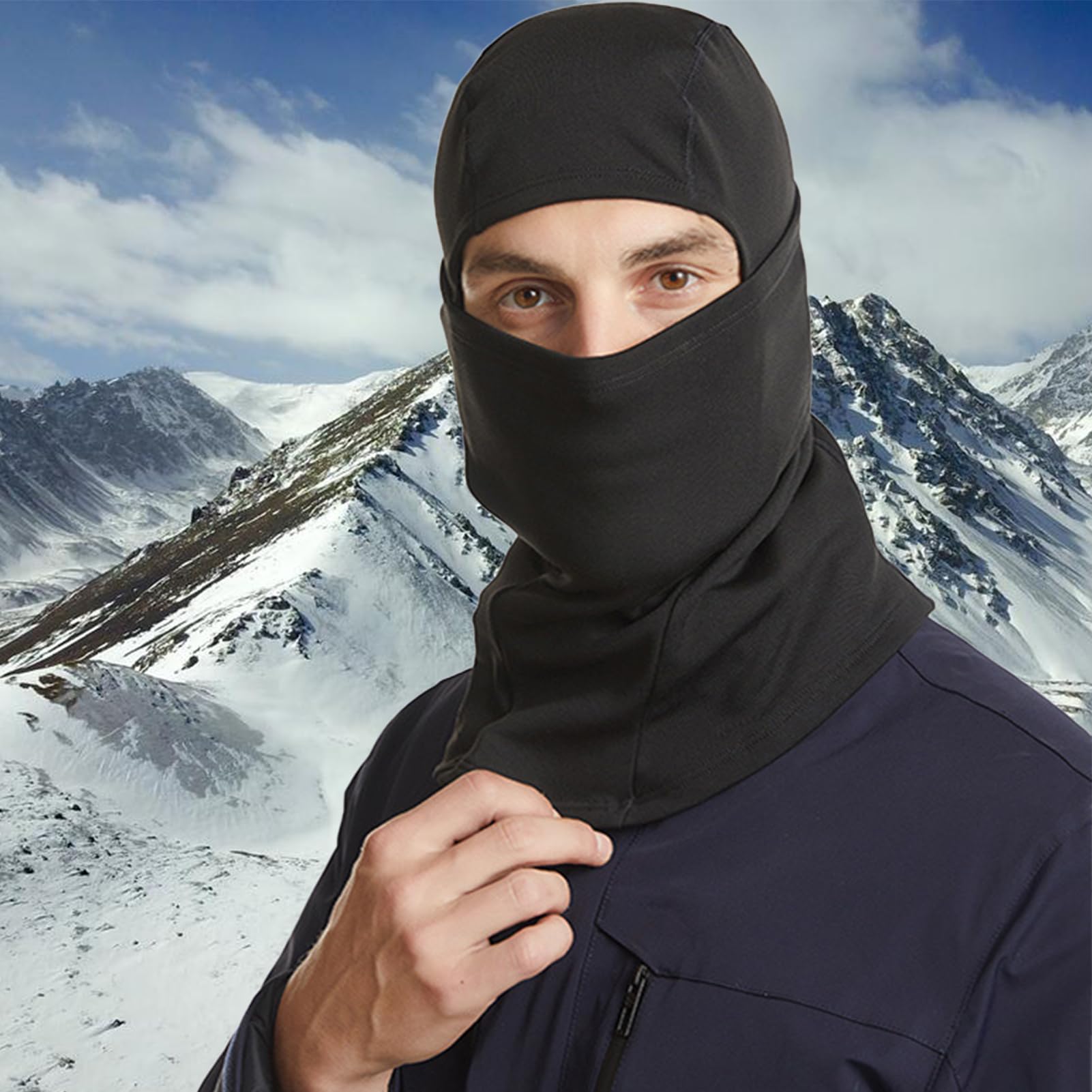 REMAROVE Cold Weather Balaclava Ski Mask - Winter Fleece Thermal Face Cover for Men & Women - Windproof & Breathable for Motorcycle, Cycling, Snowboarding, Skiing, Hiking & Outdoor Activities