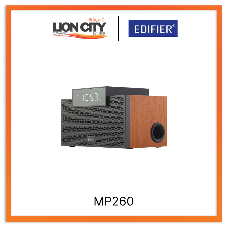 Edifier M260 Brown Wireless Bluetooth Speaker with Multi-Function, Portable for Home, Office, Outdoor Travel and Party Use
