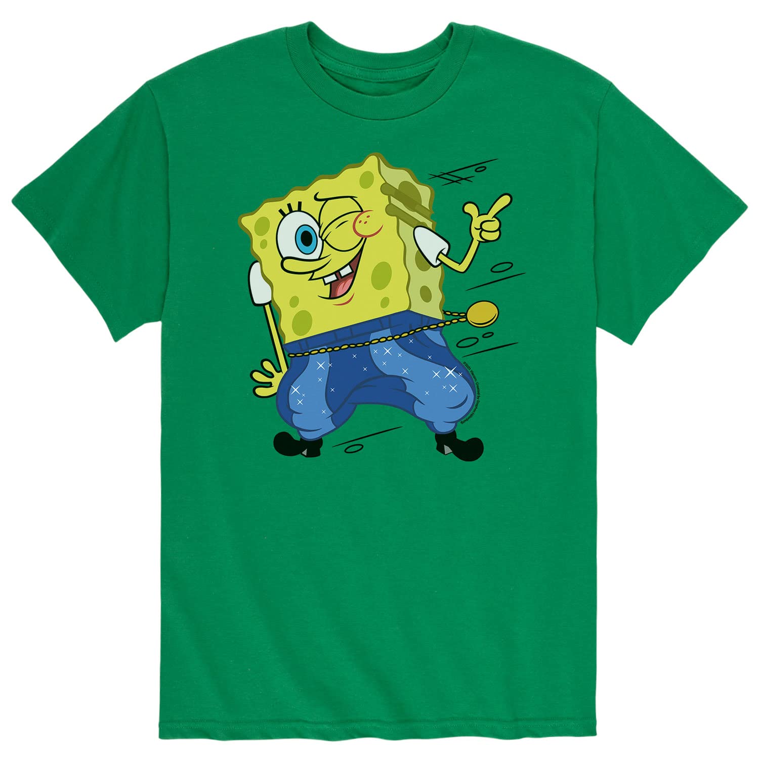 Spongebob Squarepants Graphic T-Shirt for Men - Soft Cotton Short Sleeve Funny Cartoon Tee - Perfect for Casual Wear, Cosplay, and Spongebob Fans Collection