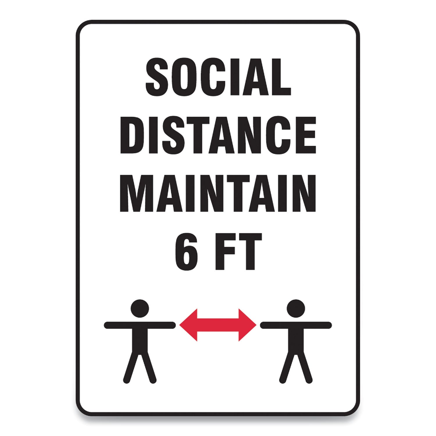 Accuform® Social Distance Signs - 7
