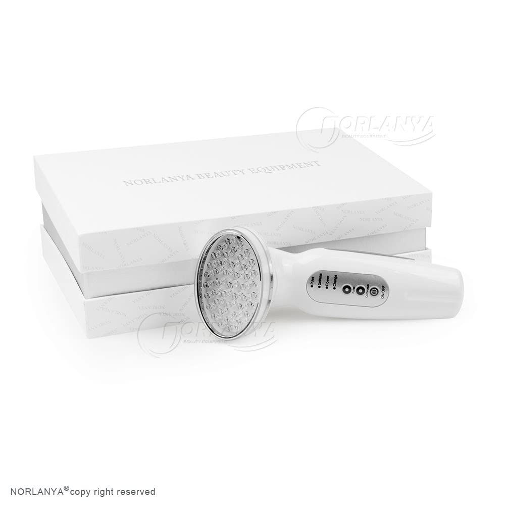 NORLANYA Red Light Therapy Device for Face - Anti-Aging LED Light Therapy for Wrinkles Reduction & Collagen Boosting - Skin Tightening & Rejuvenation Treatment for Home Use (Perfect for Daily Skincare Routine & Spa-like Experience)