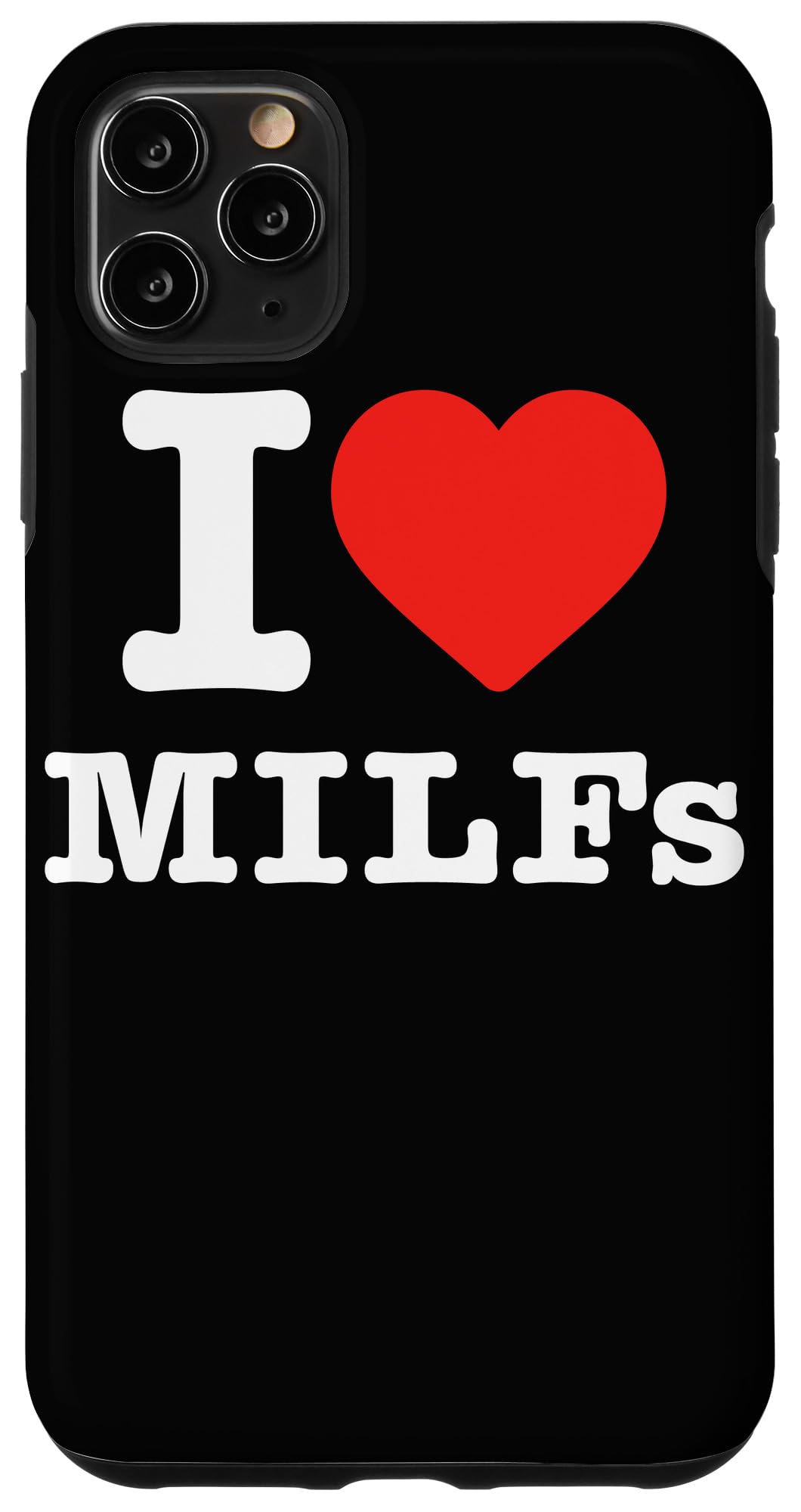 iPhone 11 Pro Max Case - Premium Protective Cover with 'I Love MILFs' Design - Perfect for Everyday Use, Travel & Gifts
