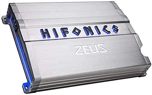 Hifonics ZG-2400.1D Zeus Gamma 2400W Monoblock Car Amplifier - 1 Channel Super D Class Subwoofer Amp with Gravity Magnet Phone Holder - Perfect for Car Audio Systems & Bass Enthusiasts