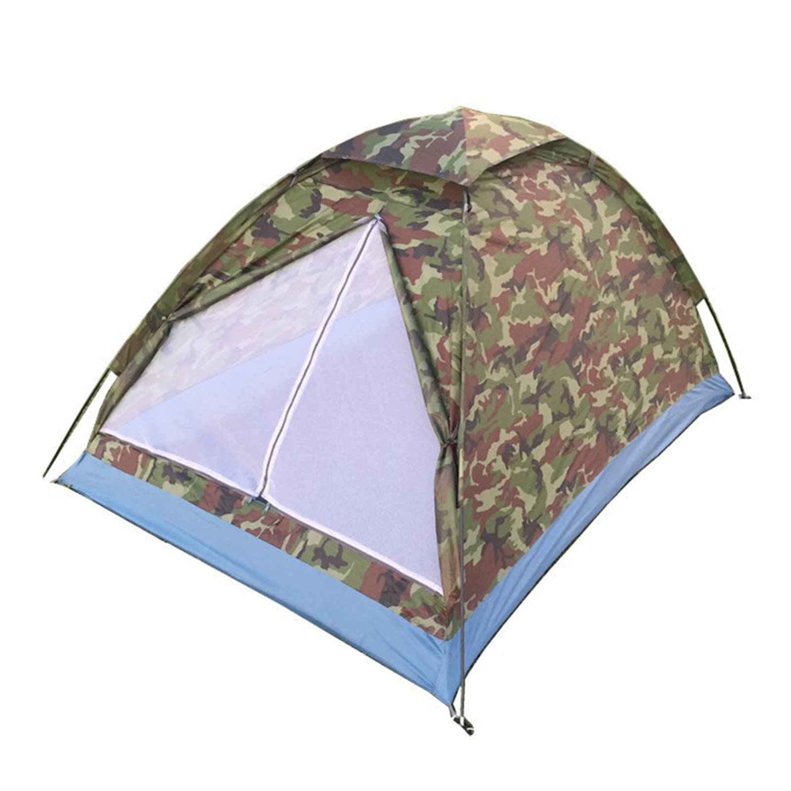 2-Person Camouflage Camping Tent - Lightweight, Waterproof, Portable for Hiking, Backpacking & Outdoor Adventures - Perfect for Weekend Getaways and Wilderness Exploration