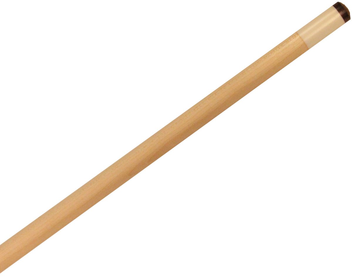 Classic Pool Cue with Red Stain & White Point - Simulated Wrap Handle for Professional Billiards & Home Game Rooms | Perfect for Tournaments, Bars, and Recreational Play