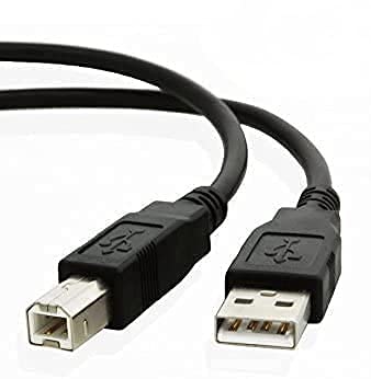 2 Pack 10ft High-Speed USB 2.0 Printer Cable A Male to B Male - Compatible with HP, Canon, Lexmark, Epson, Dell Printers & Scanners - Fast Data Transfer for Home & Office Use