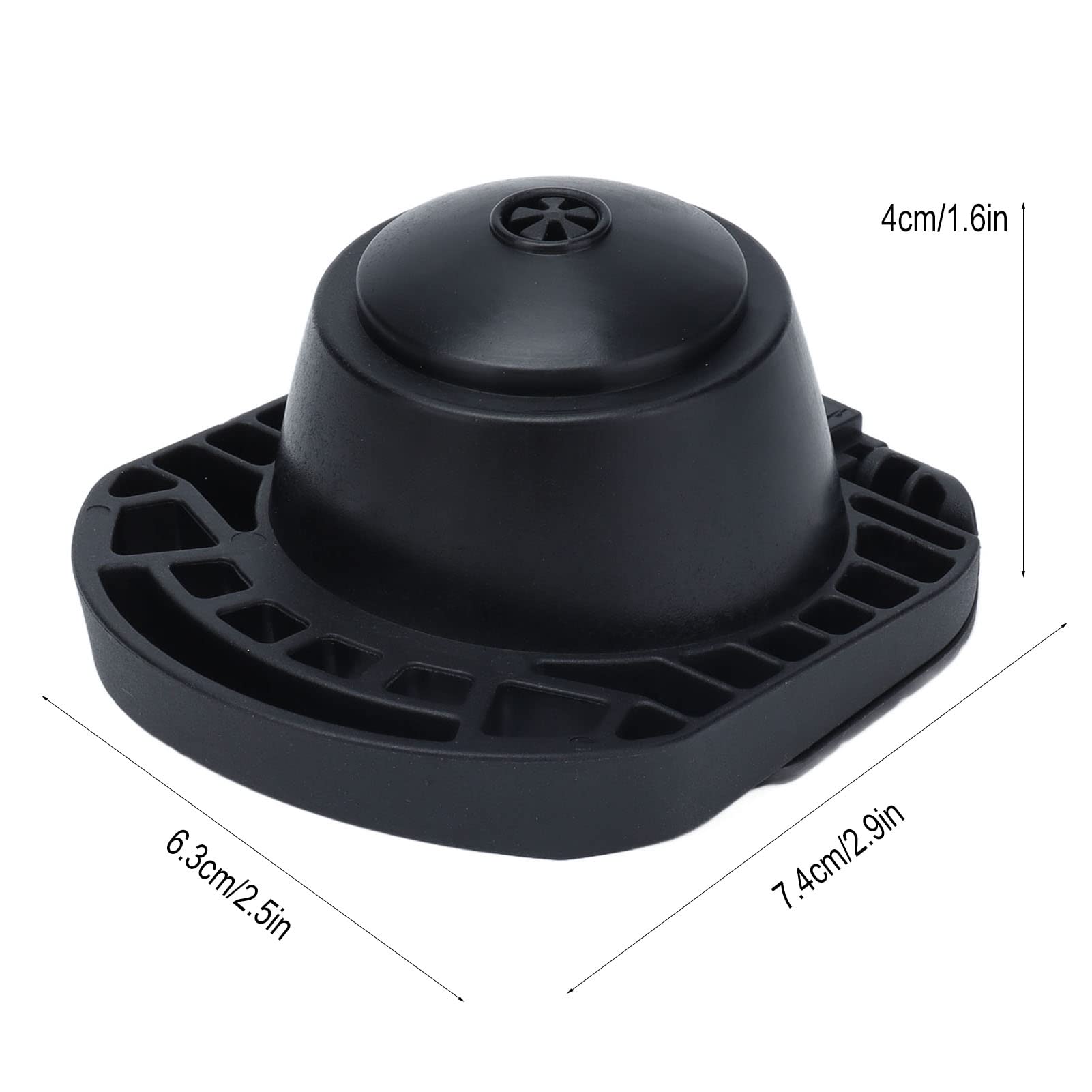 Eco-Friendly Black Reusable Coffee Capsule Filter Cup - Compatible with Most Coffee Makers | Perfect for Home, Office & Travel Use