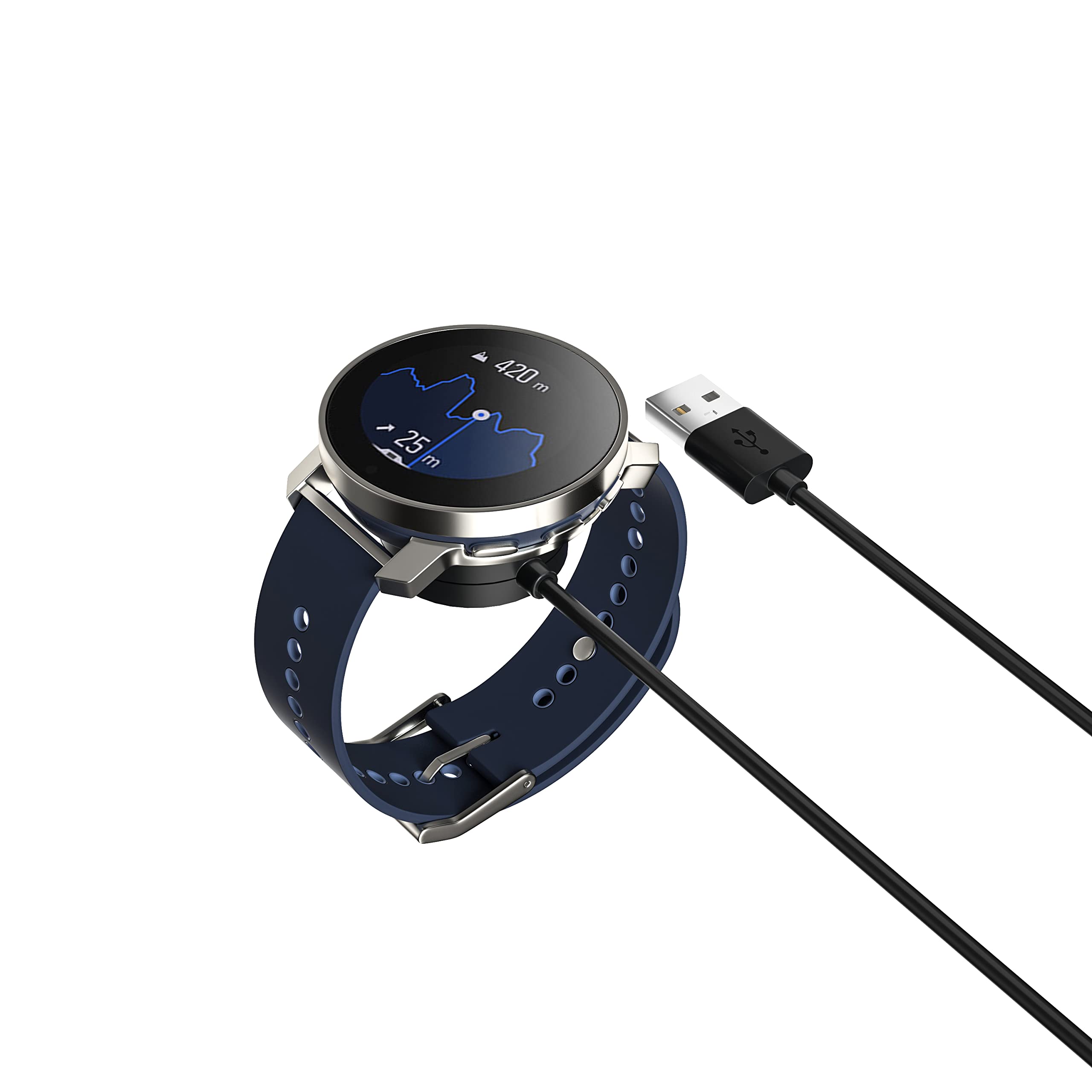 Fast Magnetic Charger for Suunto 9 Peak Watch - Portable USB Charging Cable | Perfect for Travel, Hiking & Outdoor Adventures