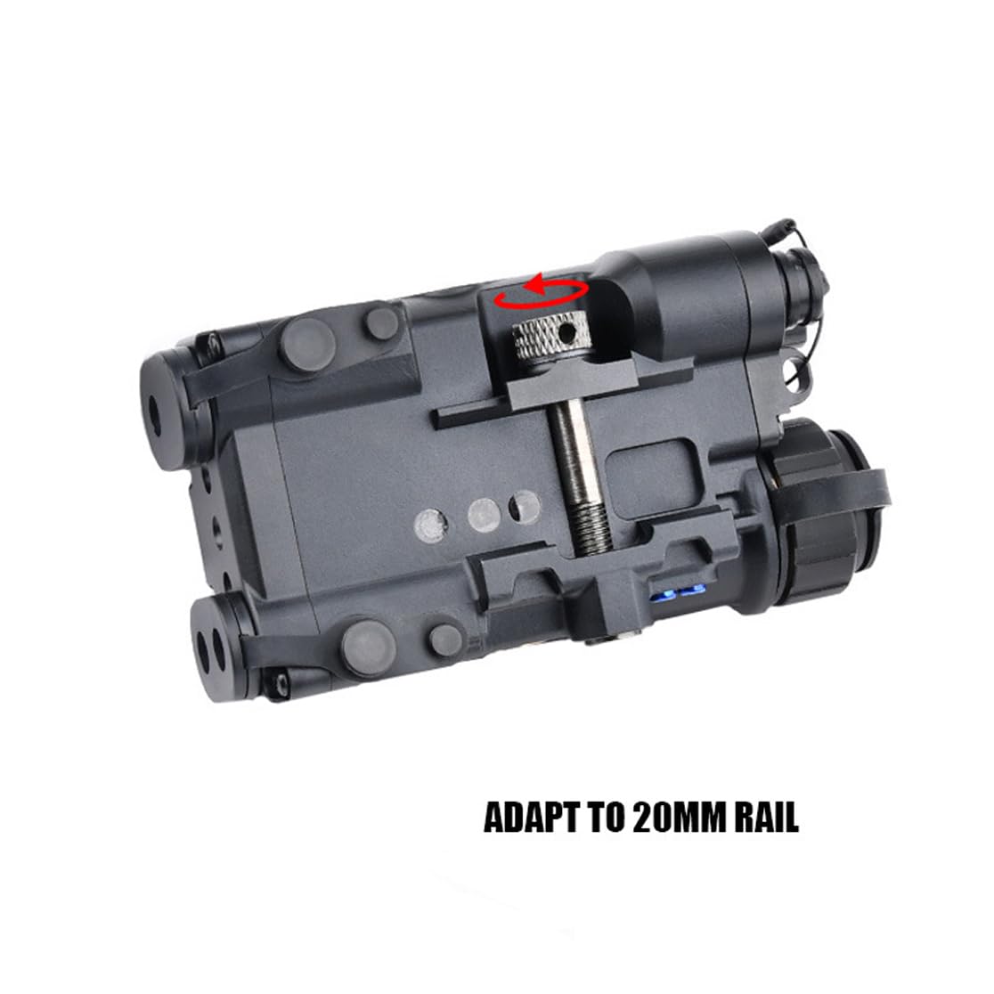 Red/Green/Blue Laser Sight with Strobe/Momentary/Constant Modes | 150 Lumens White Light LED Flashlight | IR Laser & Metal L3-NAGL Box | Pressure Switch | Fits 20mm Rail | Perfect for Tactical Gear, Hunting, Airsoft & Outdoor Adventures