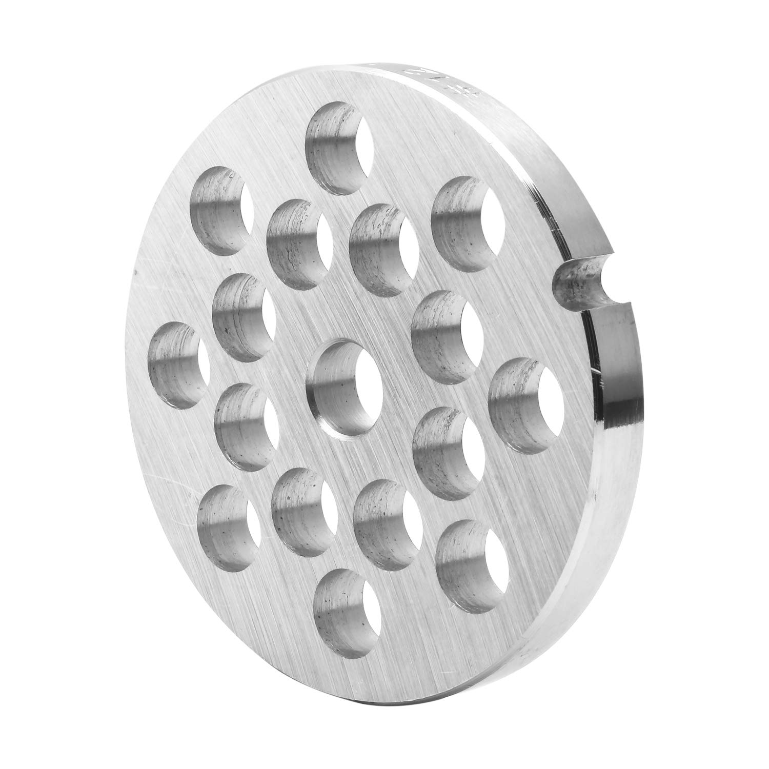 #12 Stainless Steel Meat Grinder Plates & Blades - Heavy Duty Cutting Discs Compatible with FGA, Hobart, LEM, Cabela's, Weston & MTN Meat Grinders - Perfect for Home Butchering, Sausage Making & Food Prep