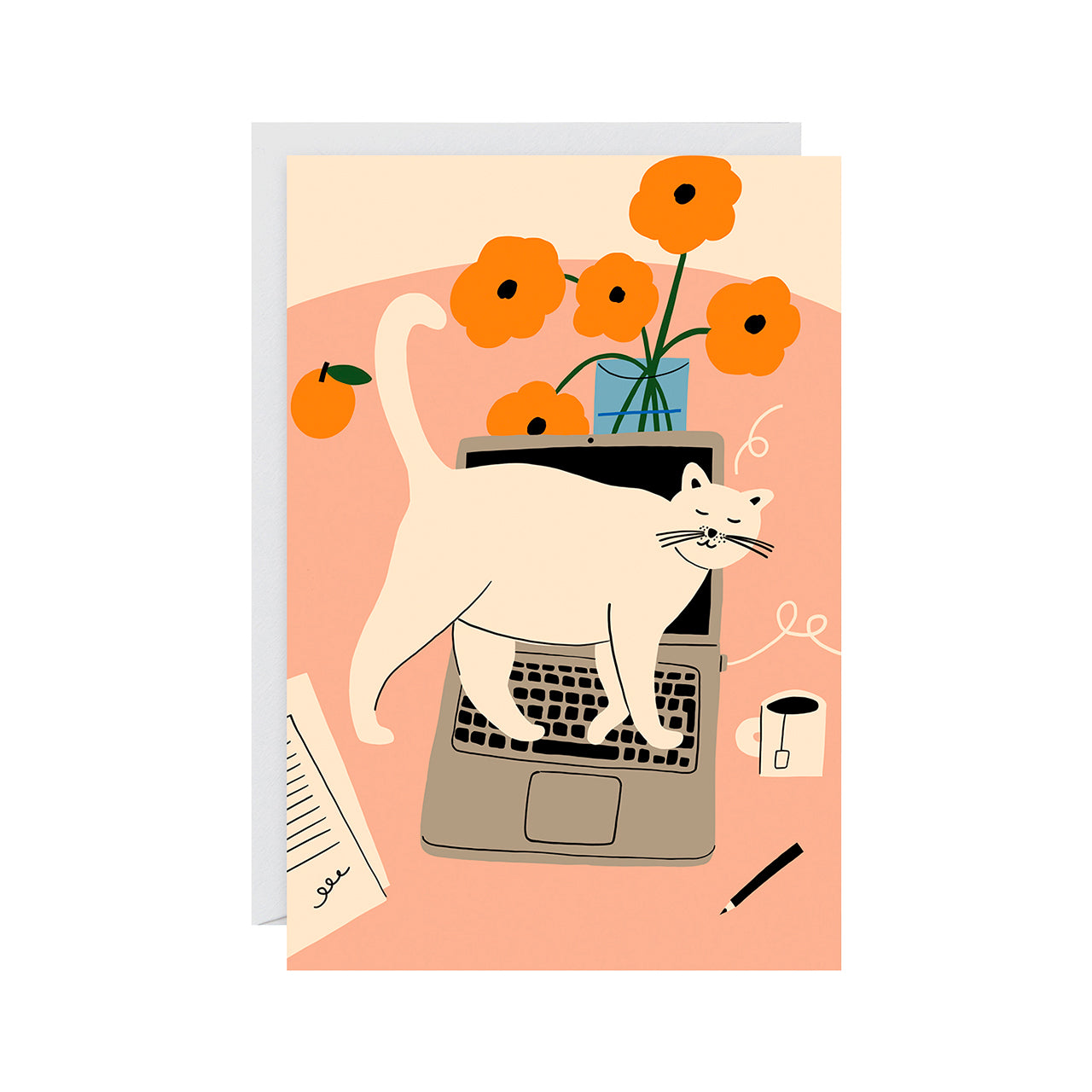 Funny Stop Working Greeting Card - Motivational Office Humor Gift for Coworkers, Boss & Employees - Perfect for Retirement, Career Changes & Workplace Celebrations
