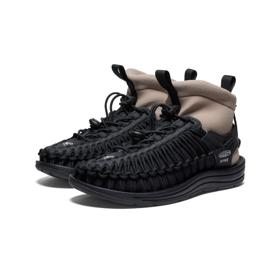 Women's UNEEK High Top x HYKE Sneakers - HYKE Timberwolf Color - Stylish & Comfortable for Running, Walking & Casual Wear