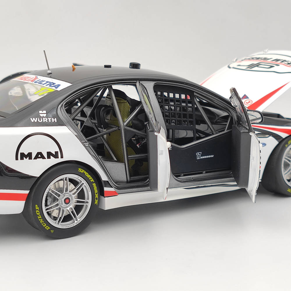 1/18 Scale Authentic DJR Team Penske #17 Ford FGX Falcon 2015 Diecast Model Car with Team Livery - Collectible Racing Toy Gift for Adults & Kids - Perfect for Display, Racing Enthusiasts & Diecast Collectors