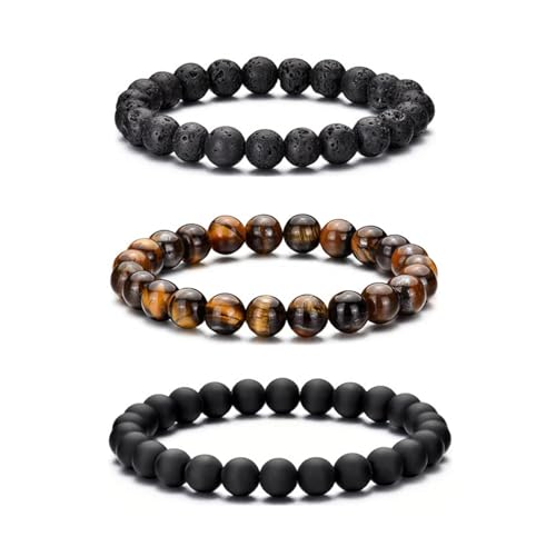 3pcs Black-Brown-Black
