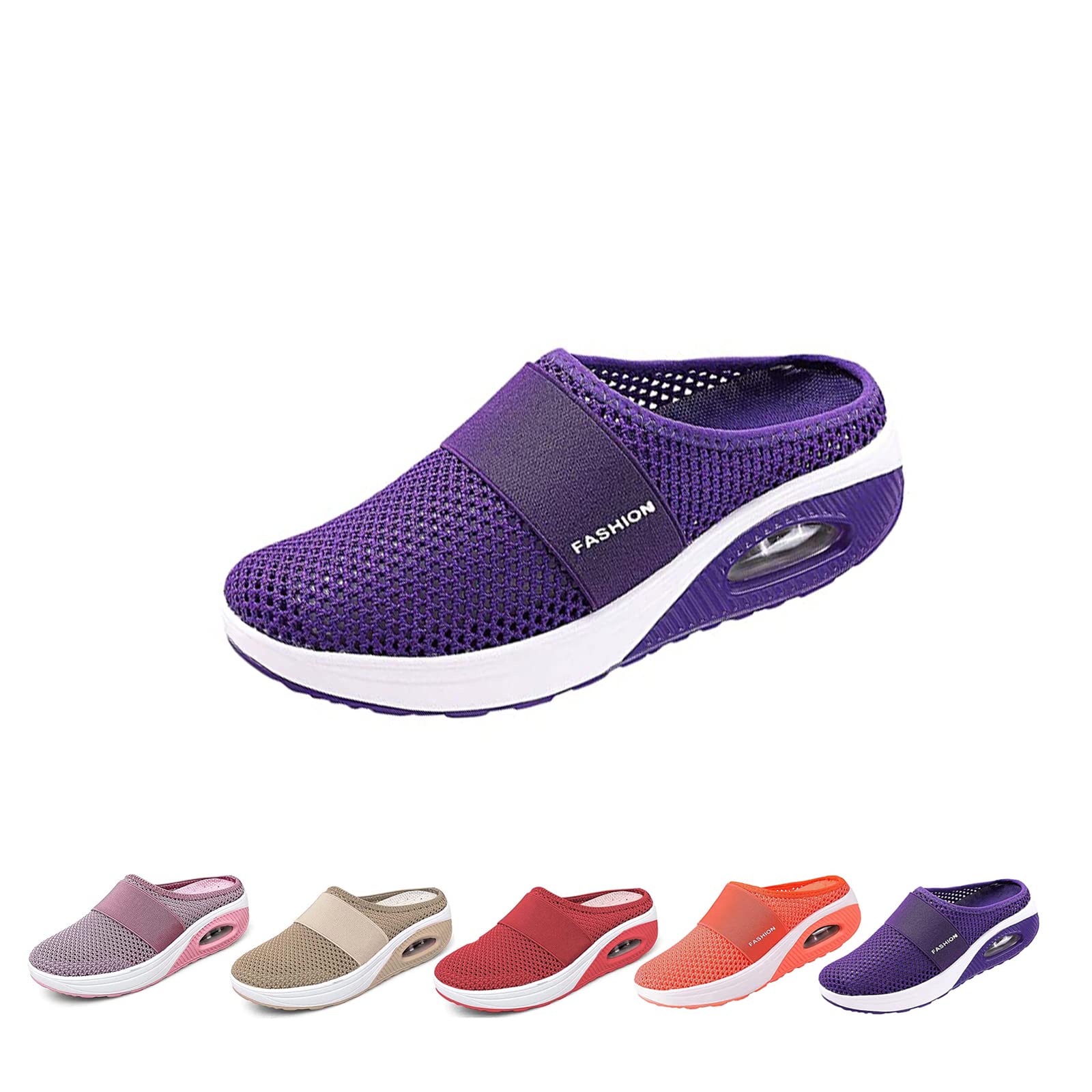 **Orthopedic Air Cushion Slip-On Loafers for Women – Diabetic & Comfort Walking Shoes – Perfect for Work, Travel & Everyday Wear**