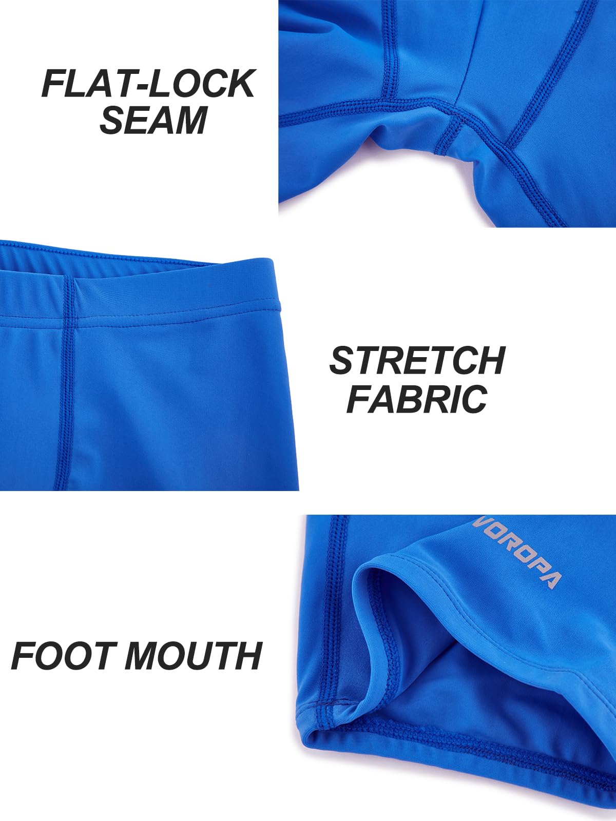 DEVOROPA Boys Swim Shorts Quick Dry Square Leg Swimsuit UPF 50+ Nylon Swimming Trunks for Beach, Pool & Water Sports