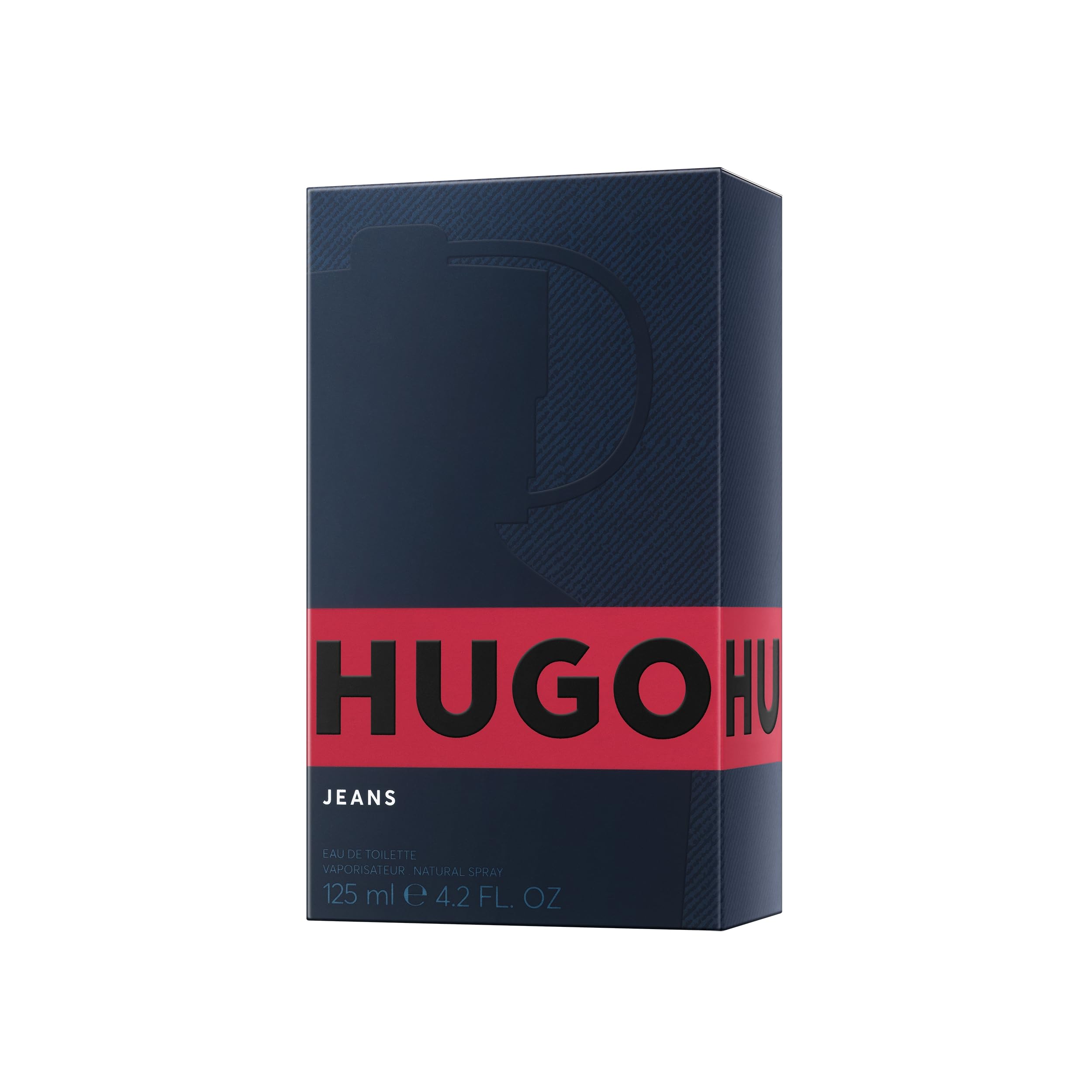 Hugo Boss Hugo Jeans Eau de Toilette for Men - Fresh Aromatic Cologne with Grapefruit, Peppermint & Sandalwood Notes - Long Lasting Fragrance Spray - Perfect for Daily Wear, Office & Date Nights