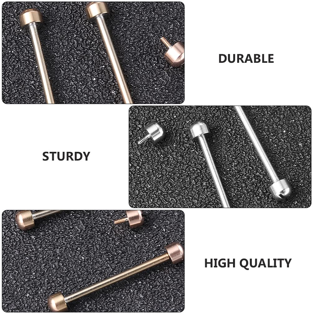 Hemobllo 2-Piece Watch Band Screw Tube Kit - Stainless Steel Watch Strap Screw Rods & Tubes for Watch Repair & Replacement | Perfect for Rolex, Seiko, Casio Watch Band Adjustments