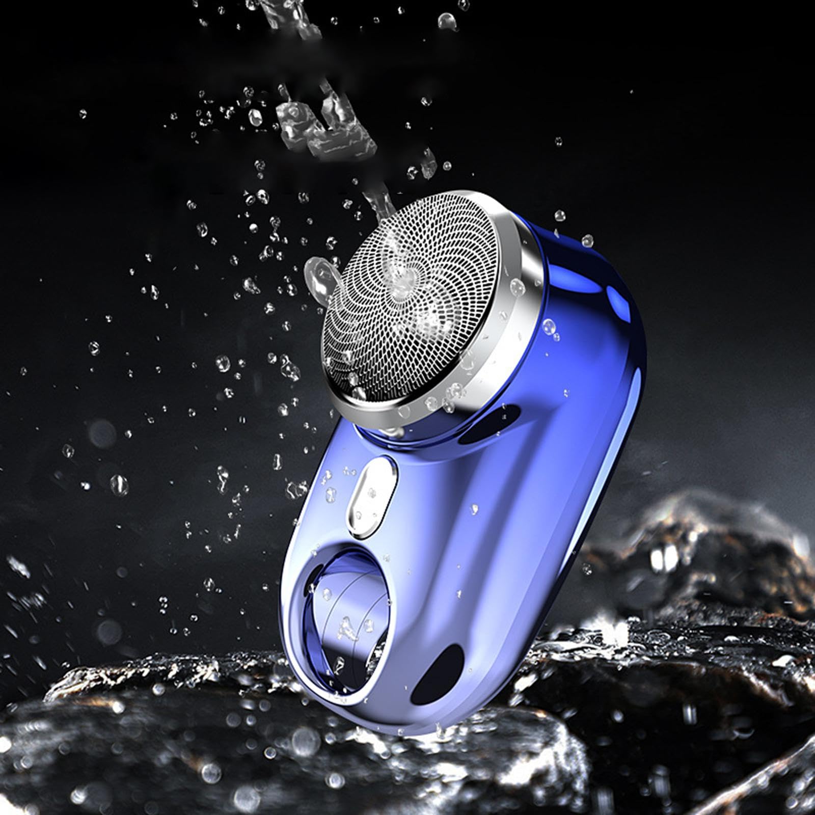Men's & Women's USB Rechargeable Portable Nose Hair Trimmer - Compact & Painless for Underarm, Nose & Ear Hair Removal - Perfect for Travel, Camping & Gym Use (Gradient Blue)