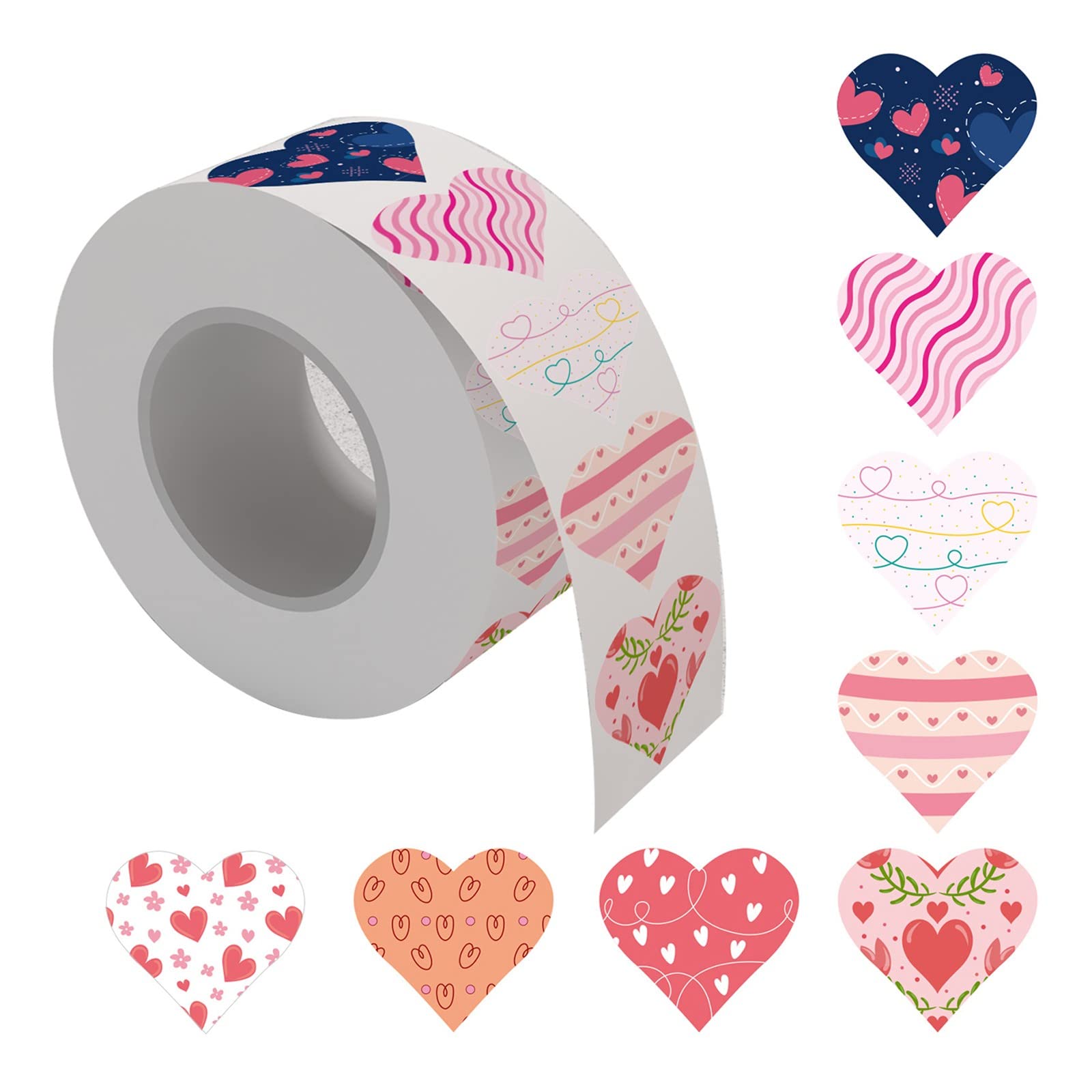 Cute Heart-Shaped Laptop Stickers for Girls - Valentine's Day Gift, Decorative Wall Props for Photography, Teens Room Decor - Perfect for School, Office, Parties & Photo Backdrops (Set A, One Size)