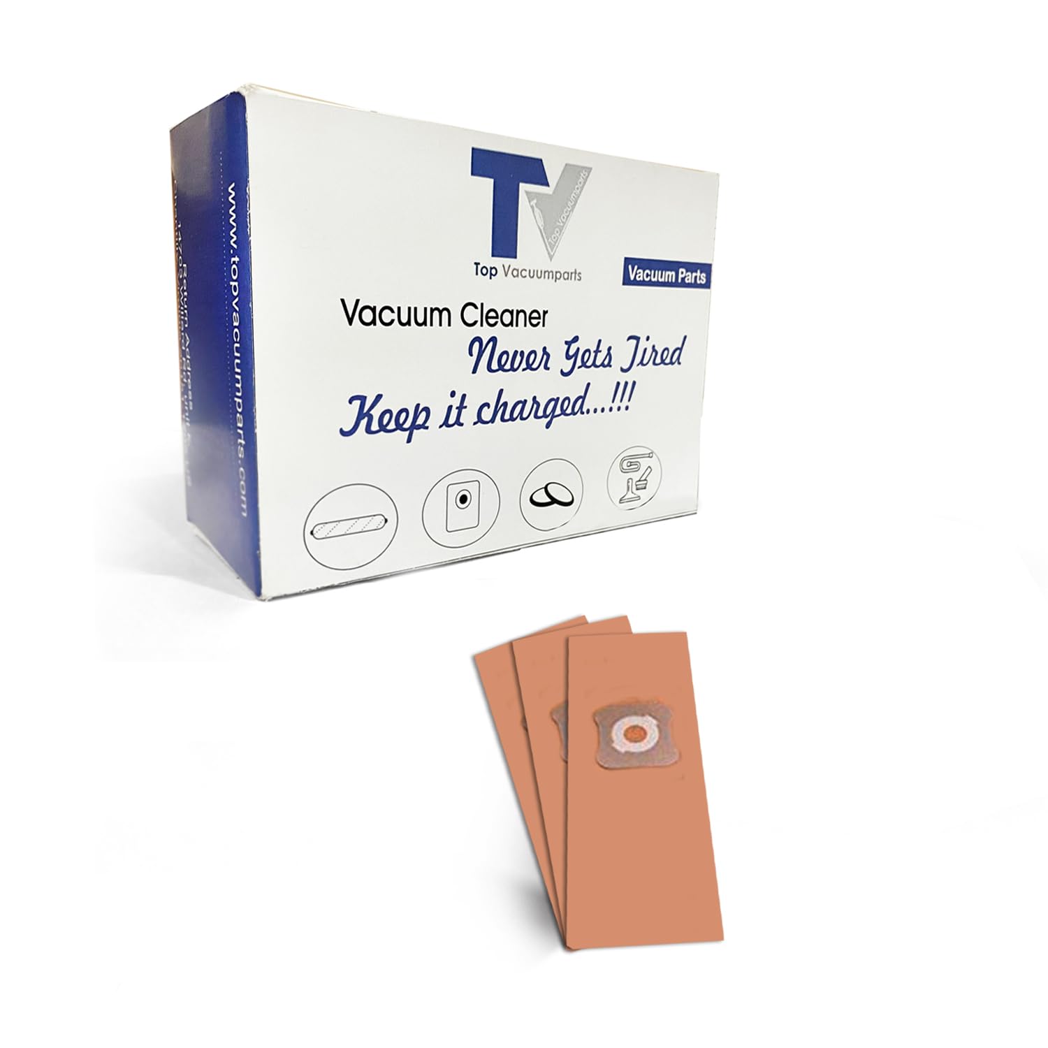 Original Kirby Vacuum Cleaner Replacement Paper Bags - Compatible with Part #197294S - Ideal for Home Cleaning & Pet Hair Removal