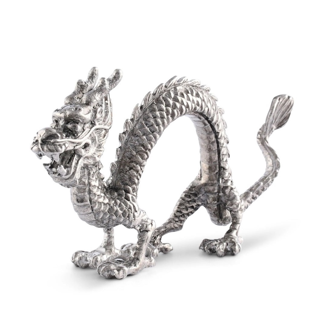 Dragon Napkin Ring - Elegant Tableware for Weddings, Holidays & Fine Dining | Unique Dragon Design Napkin Holder