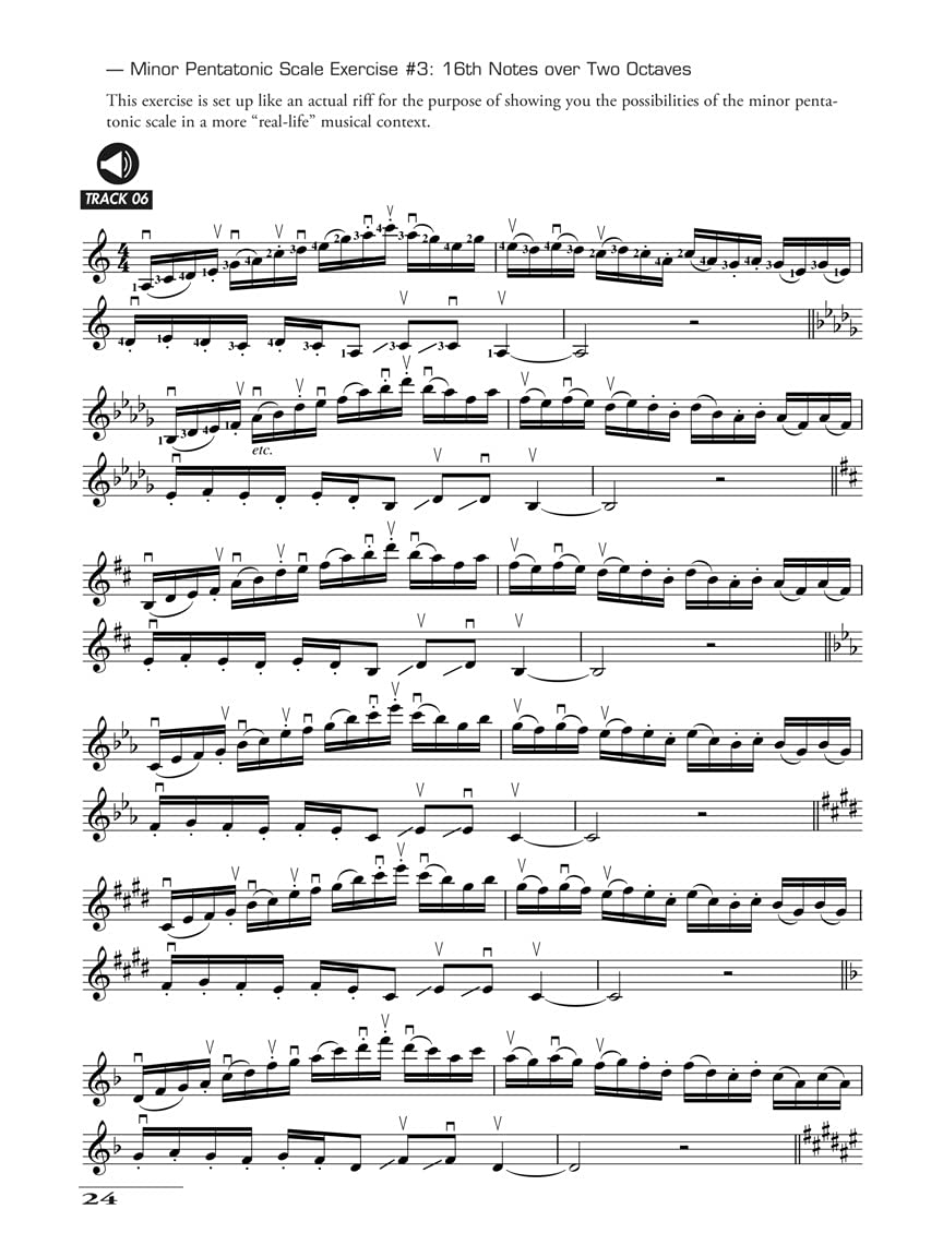 Mark Wood Improvisational Violin Method Book & CD - Learn Electric Violin Techniques for Rock, Jazz & Contemporary Music - Perfect for Performances & Music Practice