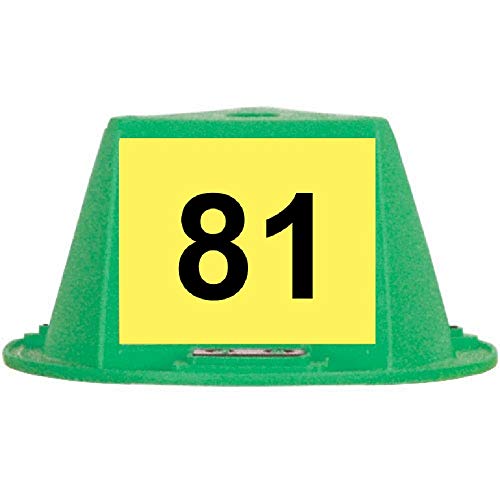 Green - Numbered 81-90