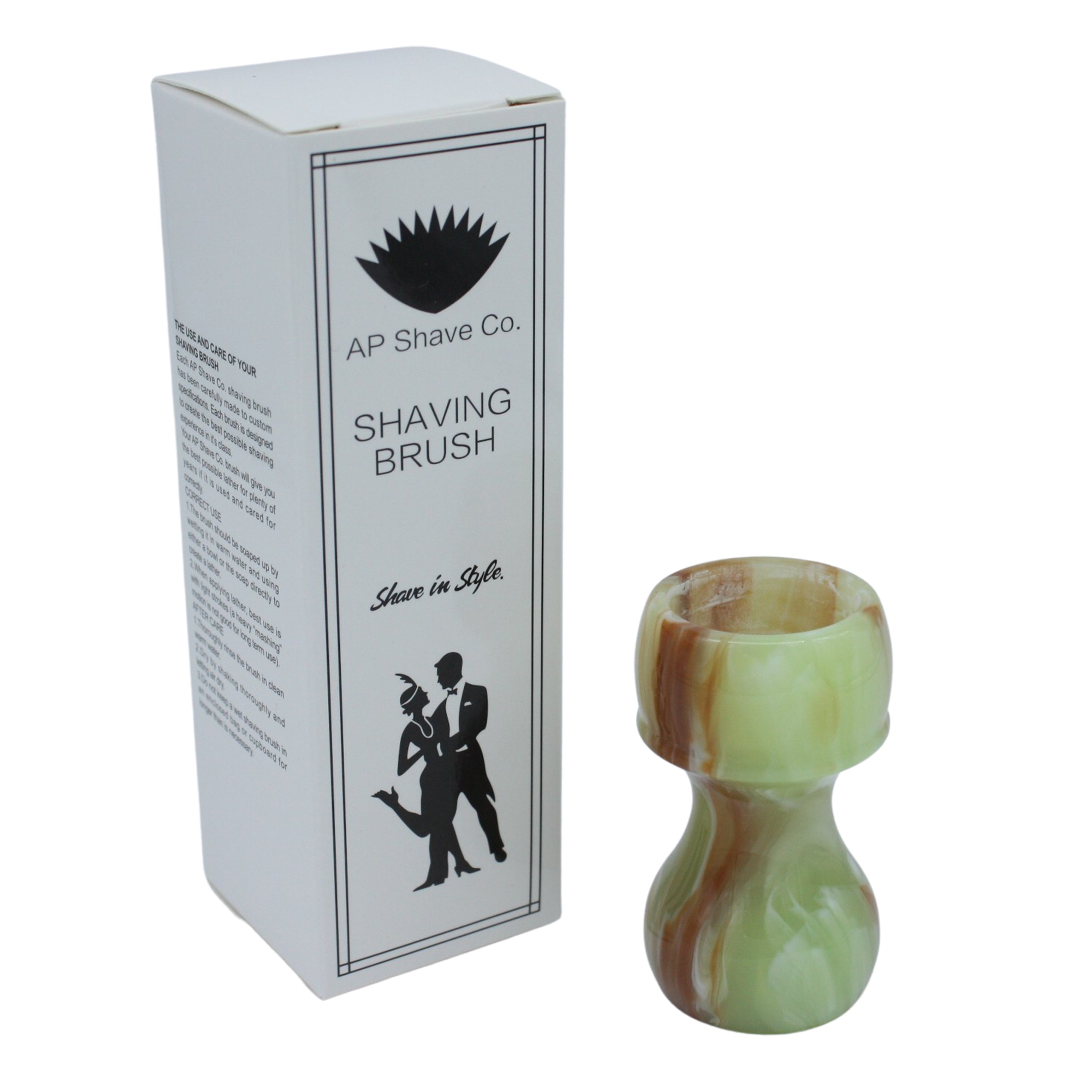 Premium Jade Handcrafted Shaving Brush Handle for Wet Shaving - Fits 24mm & 26mm Knots - Perfect for Traditional Barber Shaving & Luxury Grooming Gifts