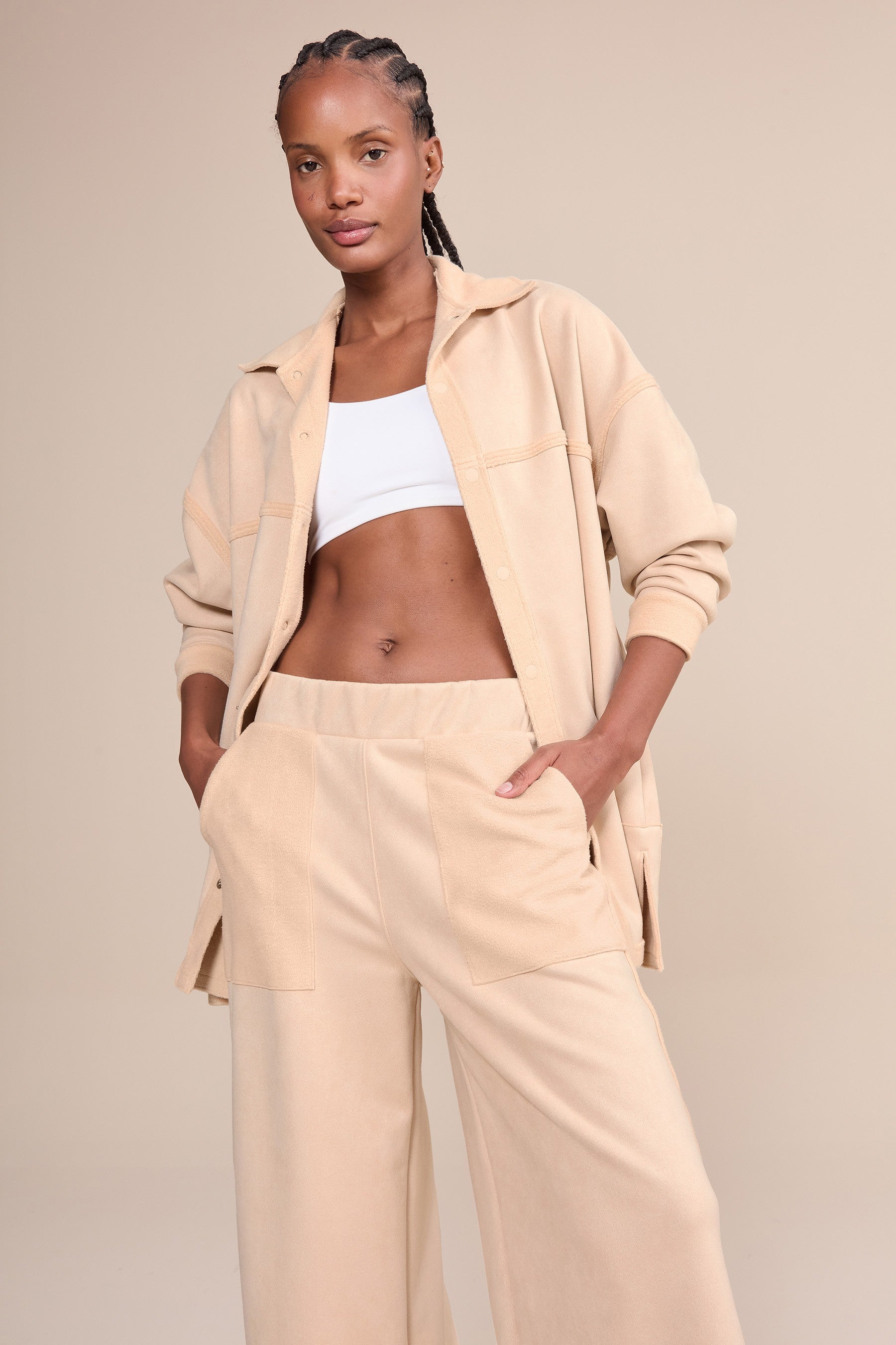 Soft & Comfortable Plush Suede Pants for Women - Cozy Lounge Pants, Casual Wear & Home Relaxation