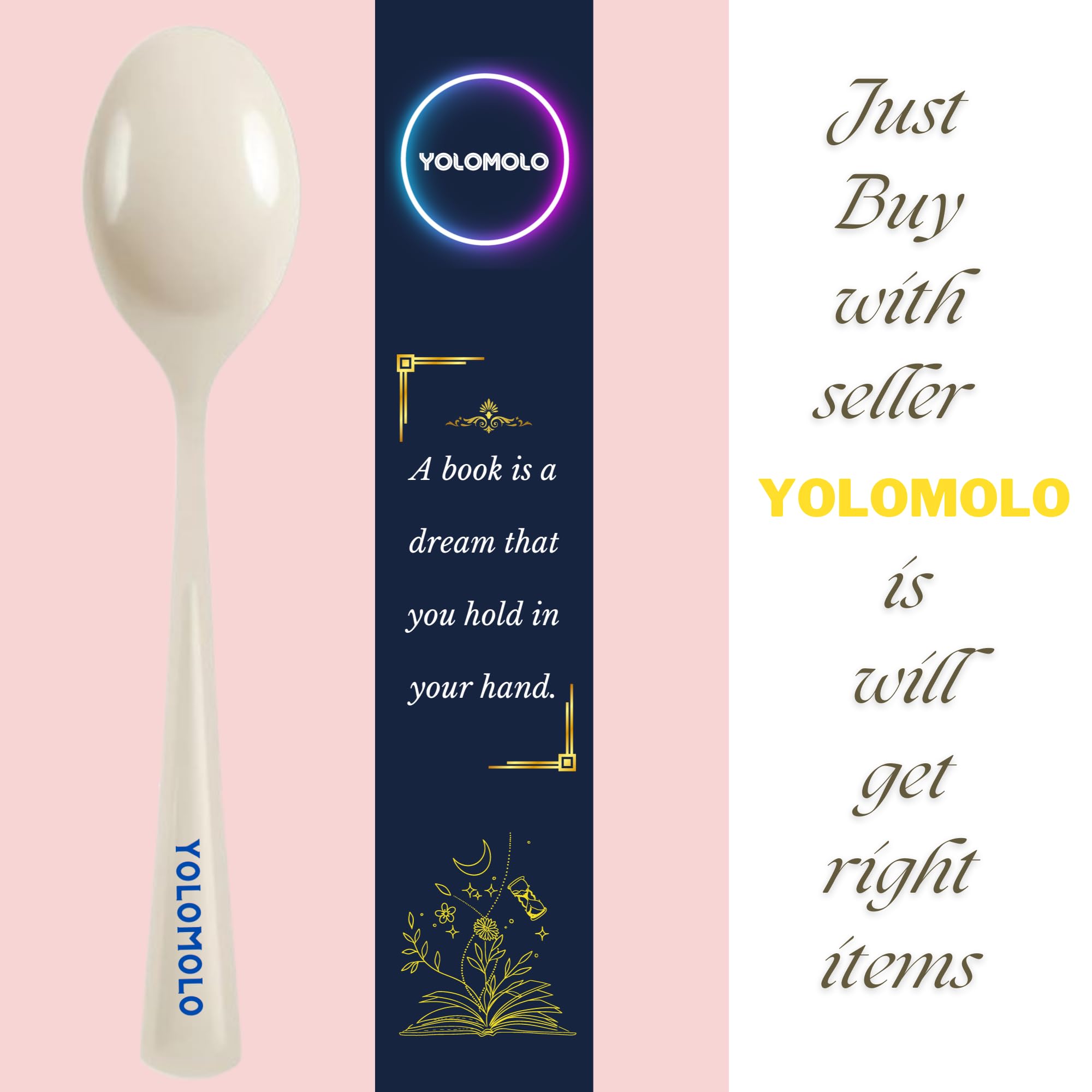 YOLOMOLO Peanut Butter Sandwich Crackers - 8 Pack (1.42 oz Each) with Free White Plastic Spoon & Bookmark Gift - Perfect for School Lunches, Office Snacks, and Travel