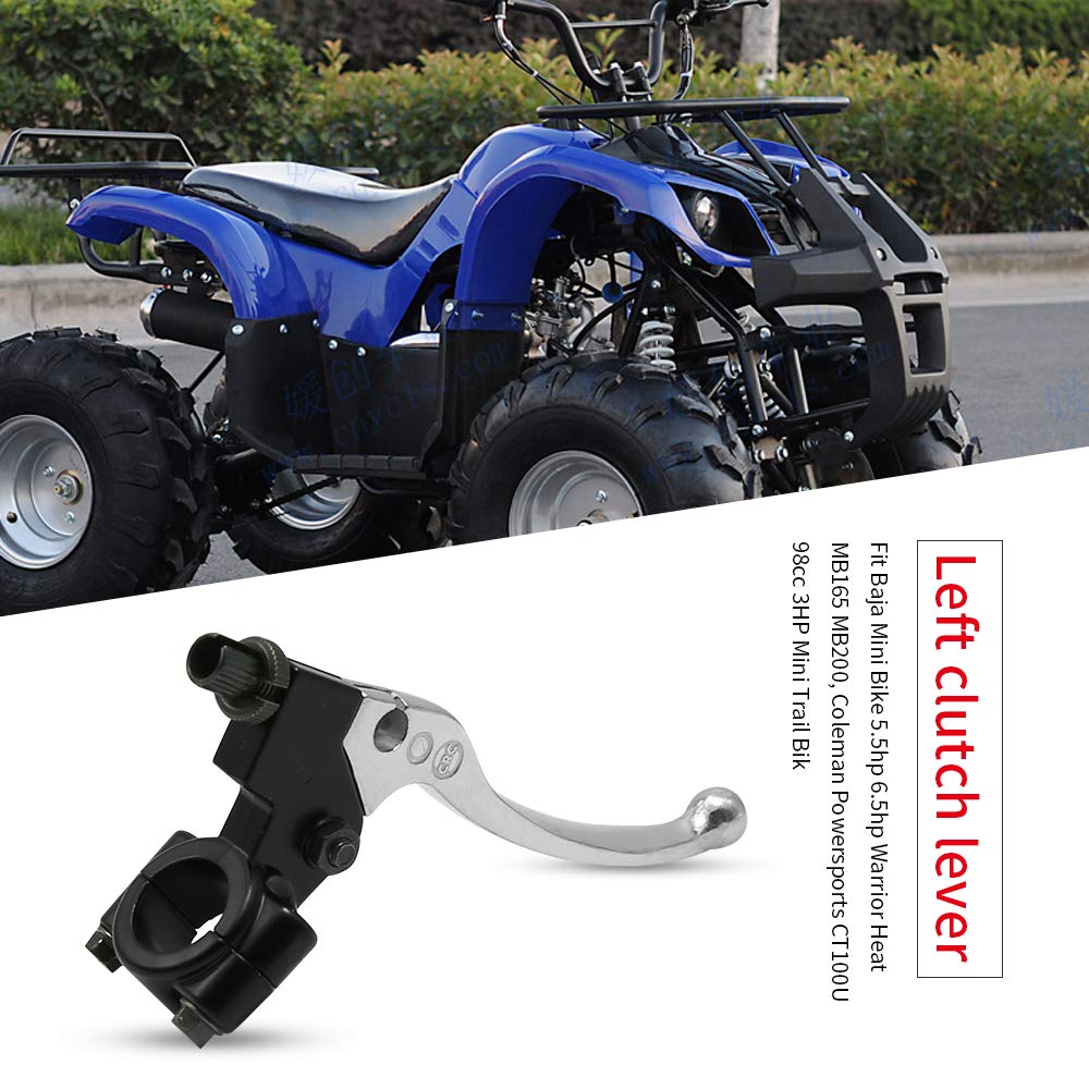 22mm Left Clutch Brake Lever for Coleman CT200U Trail 200 Mini Bike - Compatible with 196cc & 98cc Engines - Durable Bike Brake Handle Replacement Part - Perfect for Off-Road Trails, Mini Bike Upgrades & DIY Repairs